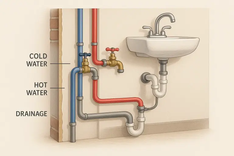 when was indoor plumbing invented